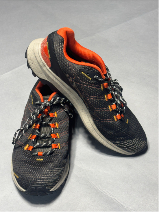 Merrell Other - Merrell Fly Strike Men's Trail Running Shoes Size 8.5 Black Orange J067377